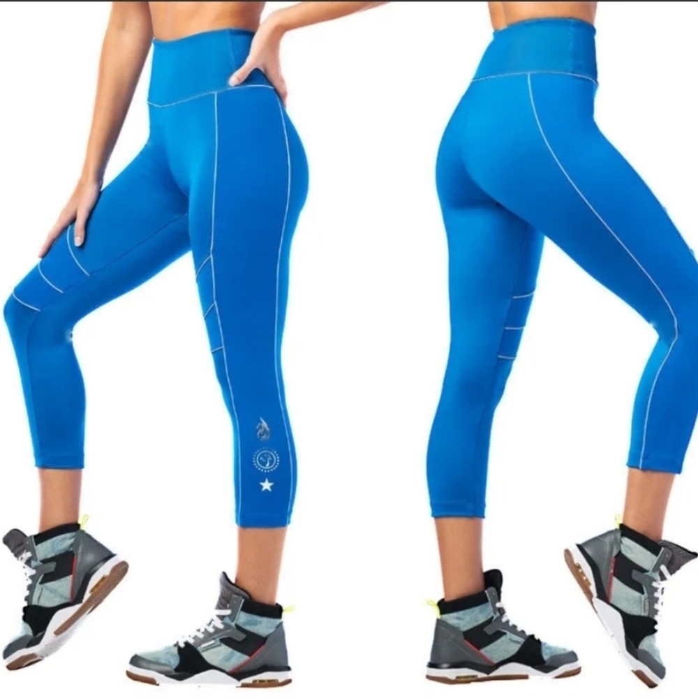 Zumba Fitness Vibrant Blue Capris